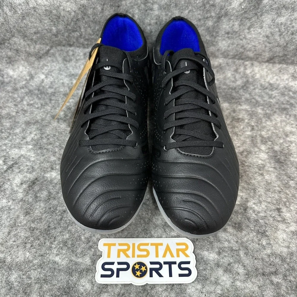 Nike Tiempo Legend 10 Pro FG Soccer Cleat Mens Sz 7 Black Blue DV4333-040